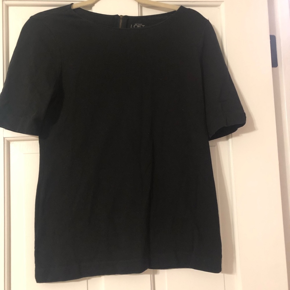 Loft. Small. Black shirt